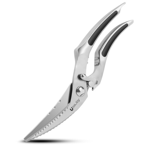 UseJoy Professional Kitchen Scissors, Cooking Shears Scissors for Meat, Poultry Shears Heavy Duty, Stainless Steel Meat Scissors, Cooking Scissors for Chicken, Turkey, Fish?Bone
