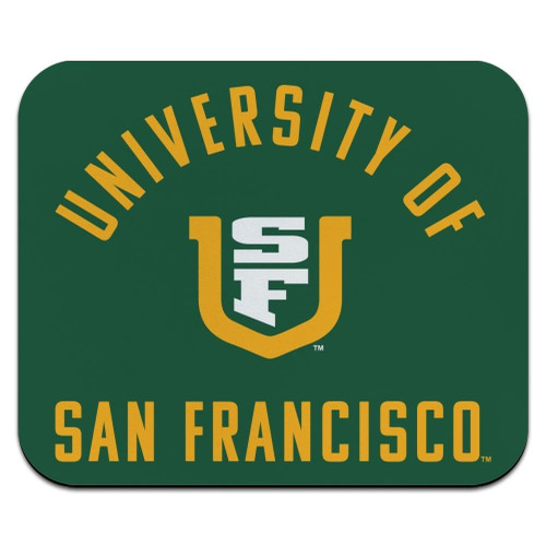 University of San Francisco Dons Logo Low Profile Thin Mouse Pad Mousepad