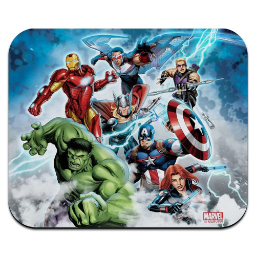 Marvel Avengers Smoke and Lightning Low Profile Thin Mouse Pad Mousepad