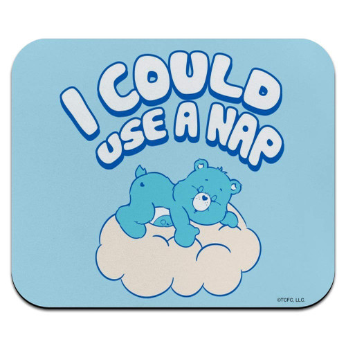Care Bears Bedtime Bear I Could Use a Nap Low Profile Thin Mouse Pad Mousepad