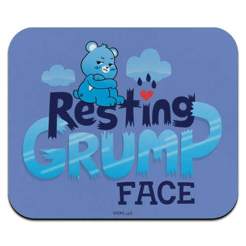 Care Bears: Unlock The Magic Resting Grump Face Low Profile Thin Mouse Pad Mousepad
