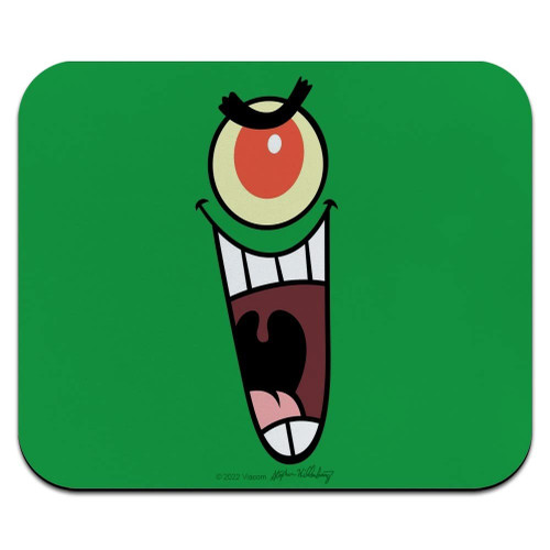 Spongebob Plankon Face Low Profile Thin Mouse Pad Mousepad