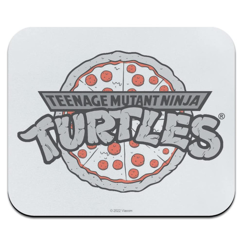 Teenage Mutant Ninja Turtles Pizza Logo Low Profile Thin Mouse Pad Mousepad