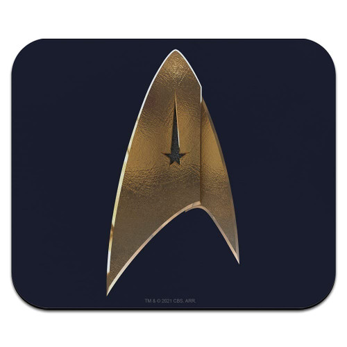 Star Trek Discovery Delta Shield Low Profile Thin Rubber Mouse Pad Mousepad