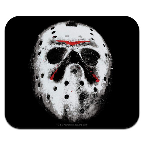 Friday The 13th Jason Mask Low Profile Thin Rubber Mouse Pad Mousepad