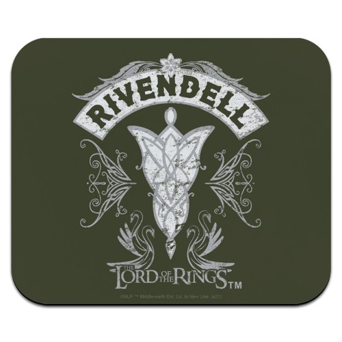 Lord of The Rings Rivendell Low Profile Thin Mouse Pad Mousepad