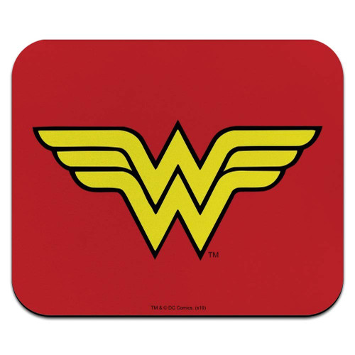 Wonder Woman Classic Logo Low Profile Thin Mouse Pad Mousepad