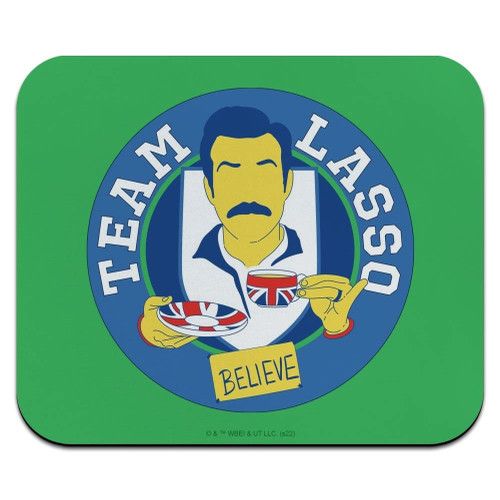 Ted Lasso Believe Badge Low Profile Thin Mouse Pad Mousepad