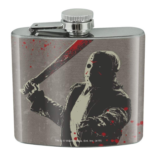 Friday the 13th Jason Character Stainless Steel 5oz Hip Drink Kidney Flask