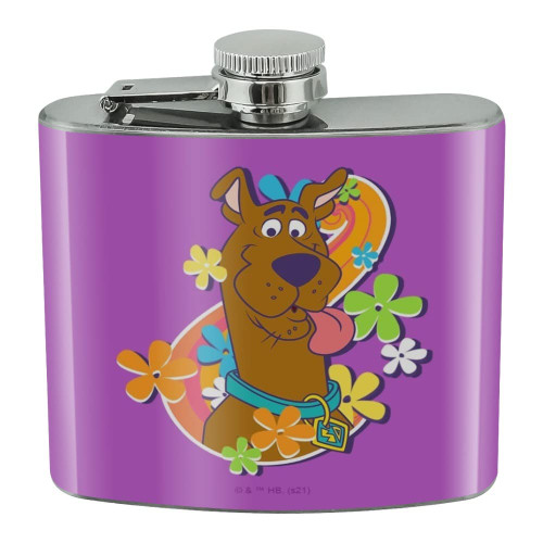 Groovy Scooby-Doo Stainless Steel 5oz Hip Drink Kidney Flask