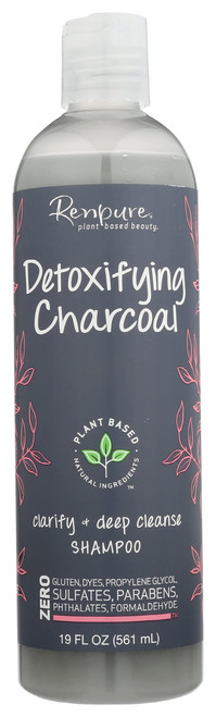 RENPURE Detoxifying Charcoal Shampoo, 19 FZ RENPURE Detoxifying Charcoal Shampoo, 19 FZ