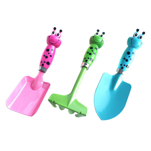 BRIGHTFUFU 1 Set Sand Digging Toy Kids Outdoor Playset Kids Outdoor Beach Toys Gardening Shovel Garden Planting Tools Sand Beach Trowel Kids Tools Toddler Cartoon Excavator Plastic Child
