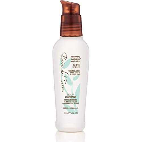Bain de Terre Recovery Complex Anti-Frizz Silky Shine Reparative Serum | Eliminate Frizz & Create Instant Shine | Argan & Monoi Oils | Paraben Free | Color-Safe | 1.7 Fl Oz