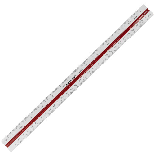 Pacific Arc Metric Color Coded Scale Ruler, Scaled: 1:2H, 5, 10, 20, 50, 100, Japan