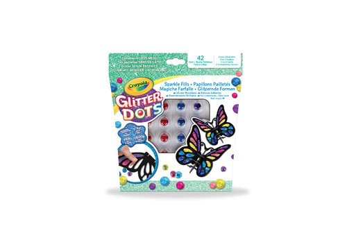 CRAYOLA 04-1083 Dots Magic Create Butterflies with The Modelling Glitter, No Color