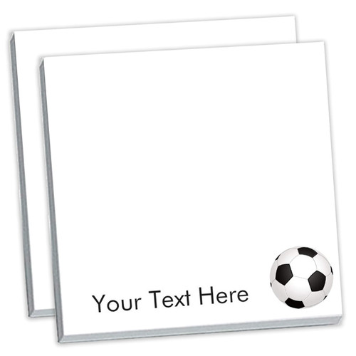Custom Soccer Sticky Notes Personalized Sticky Note Pads (2)