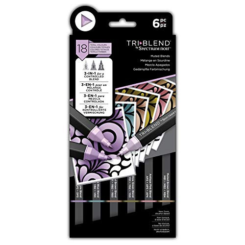 Spectrum Noir TriBlend Marker Set Of 6 - Muted Blends