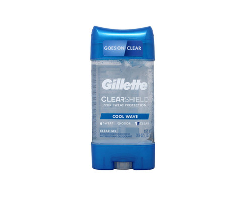 Gillette Anti-Perspirant Deodorant Clear Gel Cool Wave - 3.8 oz, Pack of 2 Gillette Anti-Perspirant Deodorant Clear Gel Cool Wave - 3.8 oz, Pack of 2