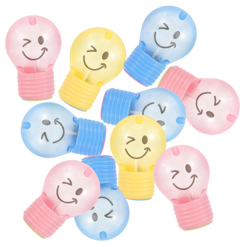 NUOBESTY 20 PCS School Pencil Sharpener Hand Pencil Sharpener Kids Pencil Sharpener Pencil Sharpener with Cover Mini Electric Sharpener Bulb Pencil Sharpener Child Crank Portable