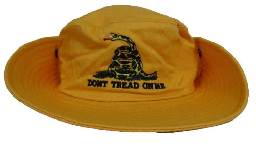 RFCO Yellow Gadsden Tea Party Dont Tread on Me Bucket Hat Cap