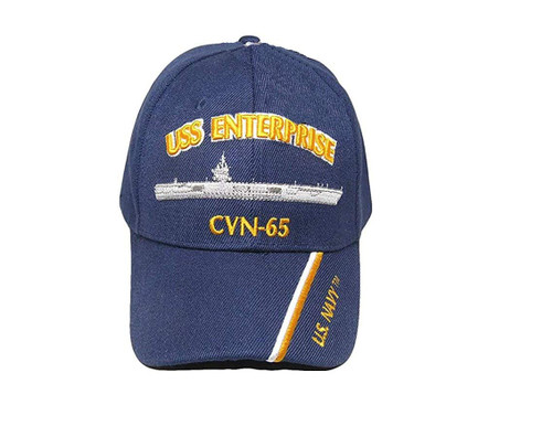 AES USS Enterprise Battle Ship Cruiser CYN - 65 U.S. US Military USN Embroidered Cap Hat AES USS Enterprise Battle Ship Cruiser CYN - 65 U.S. US Military USN Embroidered Cap Hat