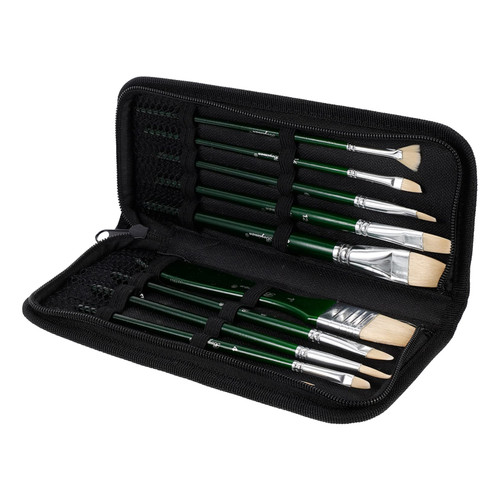 SEWACC 1 Set Paint Brush Furniture Waxing Brush Artist Painting Brush Watercolor Paintbrush Oil Painting Brush Watercolor Painting Brush Drawing Brush Natural Wooden Drawing Tool Travel