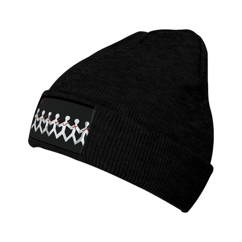 OBLUE Three Days Rock Grace Band Knit Beanie Hats Lightweight Cap Slouchy Skull Hat Headwear for Women Men Black