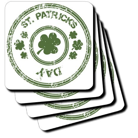 3dRose cst_29248_3 Guitar Brick Music Instruments-Ceramic Tile Coasters, Set of 4