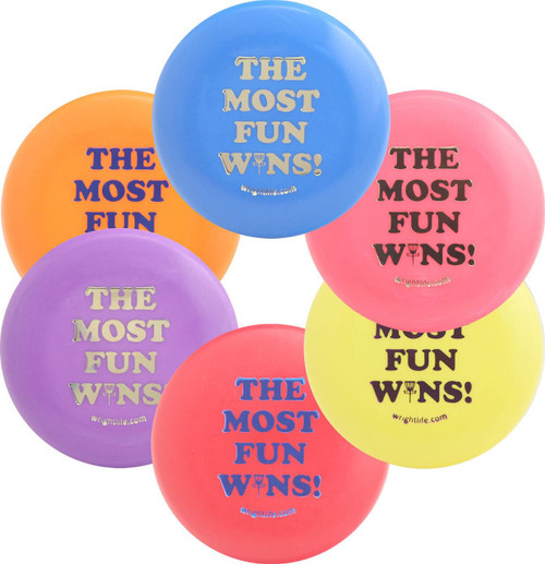 Innova Disc Golf Mini 6 Pack The Most Fun Wins! - Set of Six Marker Minis - Colors May Vary