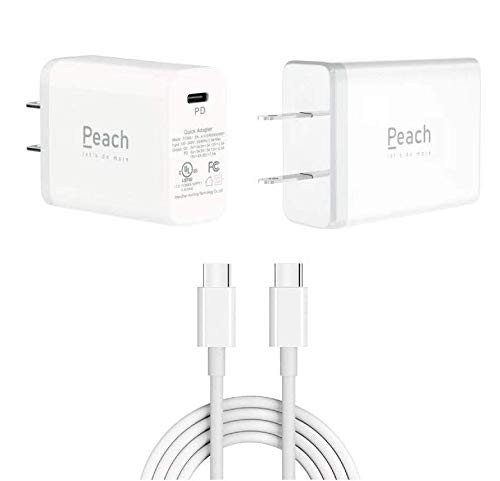 USB C Charger, [UL Listed] 30W Power Direct (PD) Fast Adaptive Wall Adapter Charger for Realme 8 Pro Bundled with 6FT (2M) PD USB C to USB C Cable