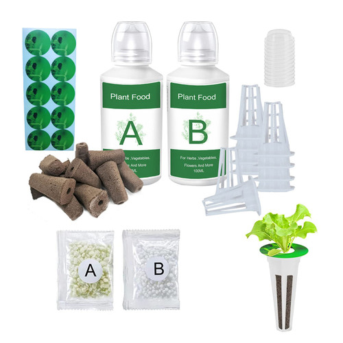 Seed Pods Kit for Hydroponics Growing System,Plant Food Hydroponic Nutrients Supplies,Water Soluble All-Purpose Concentrated Fertilizer for Hydroponics System