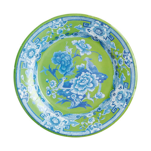 Green And Blue Plate Salad & Dessert Plates - 8 Per Package, 2 Packages