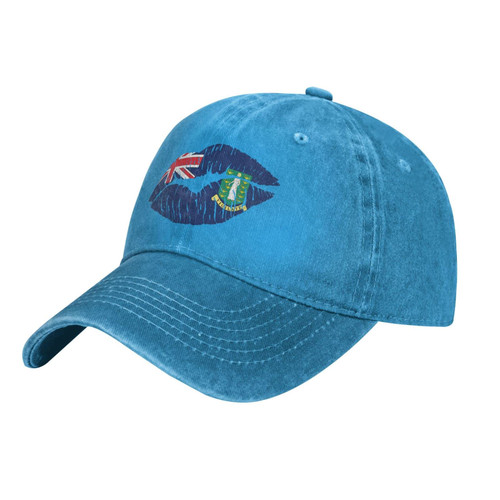 Menglo British Virgin Islands Flag Lips Unisex Adjustable Cap Trucker Hats Dad Baseball Hats Cotton Cowboy hat Blue Menglo British Virgin Islands Flag Lips Unisex Adjustable Cap Trucker Hats Dad Baseball Hats Cotton Cowboy hat Blue