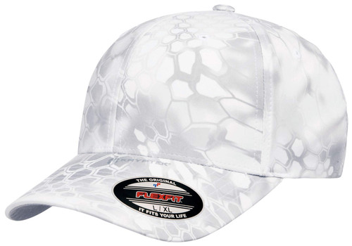 Flexfit 6277 Wooly Combed Twill Cap, L/XL, Kryptek Wraith