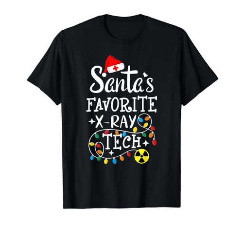Santa's Favorite X-Ray Technician - Radiologic Technologist T-Shirt