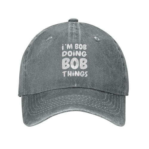 Im Bob Doing Bob Things Hat Men Baseball Cap Adjustable Hat