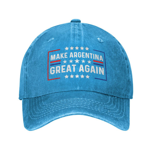 ARTRAY Make Argentina Great Again Hat Women Dad Hat Funny Caps Blue