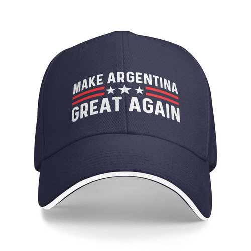 ARTRAY Make Argentina Great Again Cap for Women Baseball Hat Graphic Cap Navy Blue
