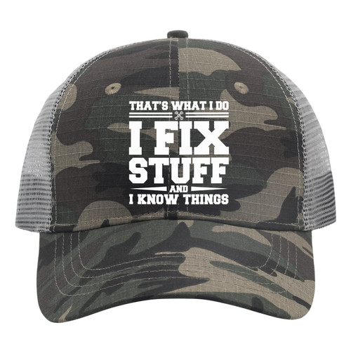 Hat That's What i do i fix Stuff and i Know Things Baseball Caps, Funny Dad Hats for Women Hat That's What i do i fix Stuff and i Know Things Baseball Caps, Funny Dad Hats for Women
