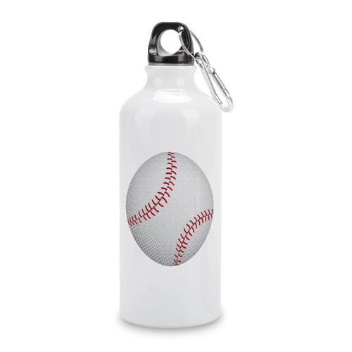 VEHFA Chirstmas Aluminum Sports Water Bottle Baseball Insulated Sports Water Bottle with Carabiner Clip, 20 OZ