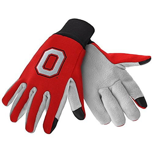 Forever Collectibles Ohio State Buckeyes Color Texting Gloves Forever Collectibles Ohio State Buckeyes Color Texting Gloves