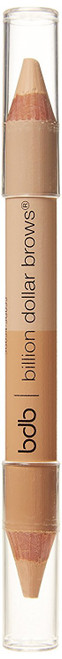 Billion Dollar Brows Duo Brow Highlighter & Concealer Pencil for Lifting and Highlighting Eyebrows