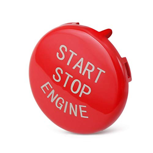 Car Engine Start Stop Button Red Color Replace Upgrade Car-Styling For BMW 1 3 5 Series X5 6 E81 E87 E90 E91 E92 E93 E60 E84 E83 E70 E71 E72 E89, etc