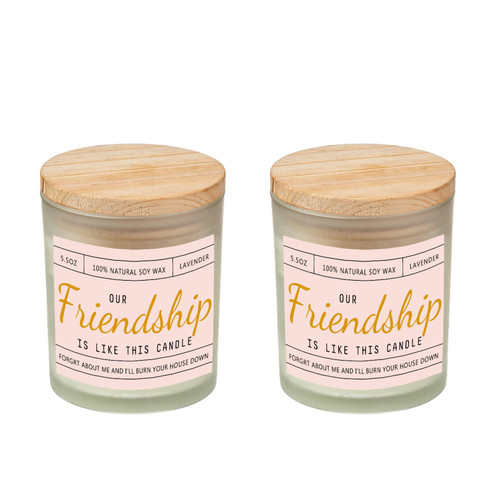 TEAMAS 2 Pack Friendship Candle,Best Friend Candle Gifts for Women,Bestie Gifts,Friendship Gifts for Her Friends,Lavender Natural Soy Wax Candle for Home Scented Aromatherapy TEAMAS 2 Pack Friendship Candle,Best Friend Candle Gifts for Women,Bestie Gifts,Friendship Gifts for Her Friends,Lavender Natural Soy Wax Candle for Home Scented Aromatherapy