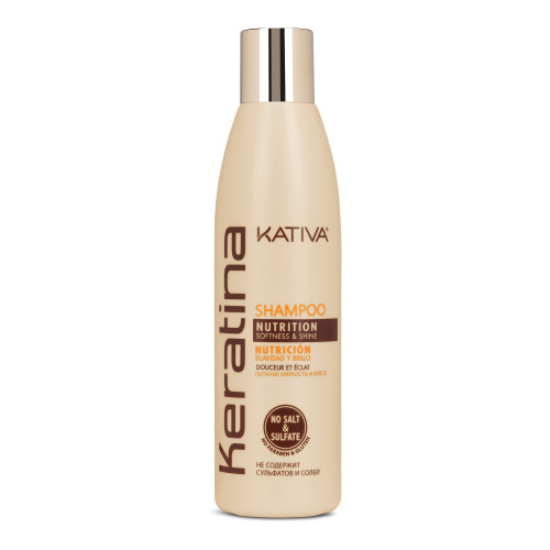 KATIVA Keratin Shampoo (8.45 Fl Oz), Rebuild & Strengthen Damaged Hair, with Hydrolyzed Keratin & Ceramides for Soft, Shiny and Nourished Hair, Sulfate Free, Gluten Free, Paraben Free, Salt Free KATIVA Keratin Shampoo (8.45 Fl Oz), Rebuild & Strengthen Damaged Hair, with Hydrolyzed Keratin & Ceramides for Soft, Shiny and Nourished Hair, Sulfate Free, Gluten Free, Paraben Free, Salt Free
