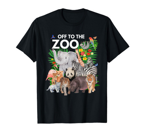 Zoo Animals Safari Party A Day At The Zoo Safari Zoo Animal T-Shirt Zoo Animals Safari Party A Day At The Zoo Safari Zoo Animal T-Shirt