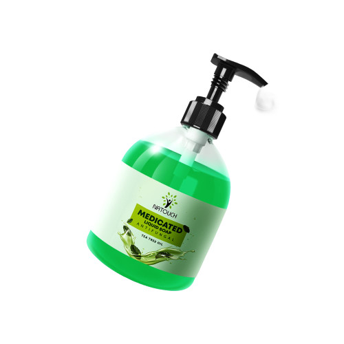 Natouch Body Wash, Tea Tree Oil Body Wash, Athletes Foot Jock Itch Ringworm Yeast Infection Treatment for Humans With Natural Tea Tree Oil, Eucalyptus Oil, and Lavender Oil