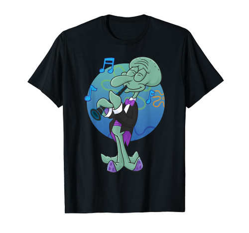 Mademark x SpongeBob SquarePants - Squidwards Playing "Clarry" The Clarinet T-Shirt