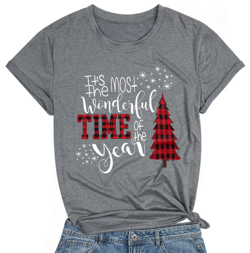 DESFSE Merry Christmas Shirts for Women Christmas Holiday Crew Neck Short Sleeve Tshirt Xmas Buffalo Plaid Tree Cute Graphic Print Tee Tops DESFSE Merry Christmas Shirts for Women Christmas Holiday Crew Neck Short Sleeve Tshirt Xmas Buffalo Plaid Tree Cute Graphic Print Tee Tops
