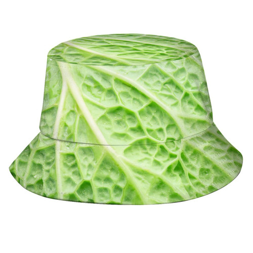 Funny Food Pattern Hat for Women Men, Cabbage Bucket Hat Summer Fisherman Hat Travel Beach Hats Packable Sun Cap for Adults Teens